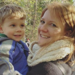 Liza W and son, Harley
